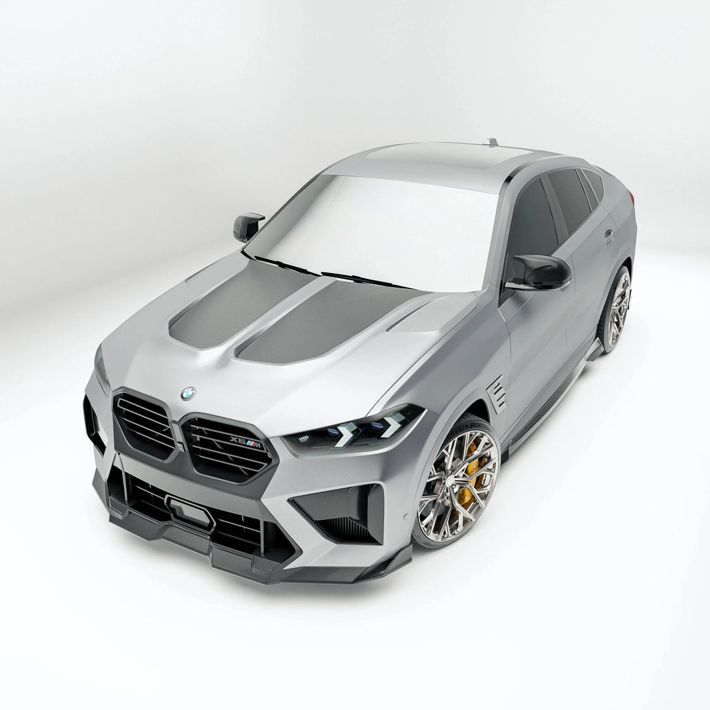 Kies-Motorsports Revozport Revozport   Carbon Fiber Front Lip Diffuser for BMW X6M F96 LCI (2023+)
