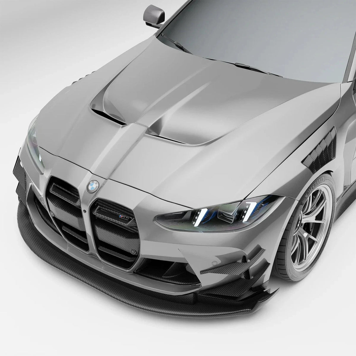 Kies-Motorsports Revozport Revozport Carbon Fiber Hood for BMW G80 G81 M3 G82 G83 M4 2021-2024