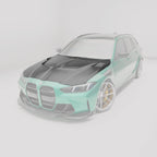 Kies-Motorsports Revozport Revozport Carbon Fiber Hood for BMW G80 G81 M3 G82 G83 M4 2021-2024