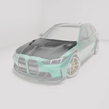 Kies-Motorsports Revozport Revozport Carbon Fiber Hood for BMW G80 G81 M3 G82 G83 M4 2021-2024
