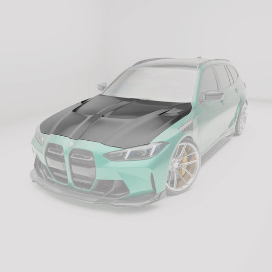Kies-Motorsports Revozport Revozport Carbon Fiber Hood for BMW G80 G81 M3 G82 G83 M4 2021-2024