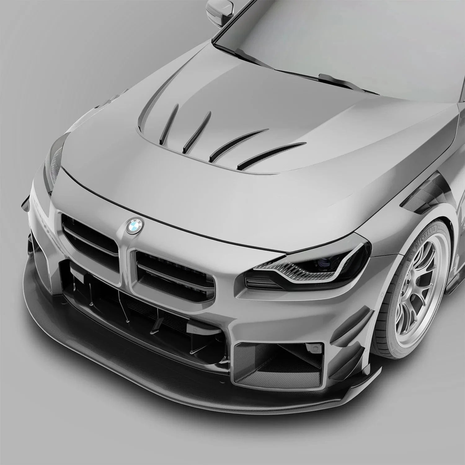 Kies-Motorsports Revozport Revozport   Carbon Fiber Hood for BMW G87 M2 Main image