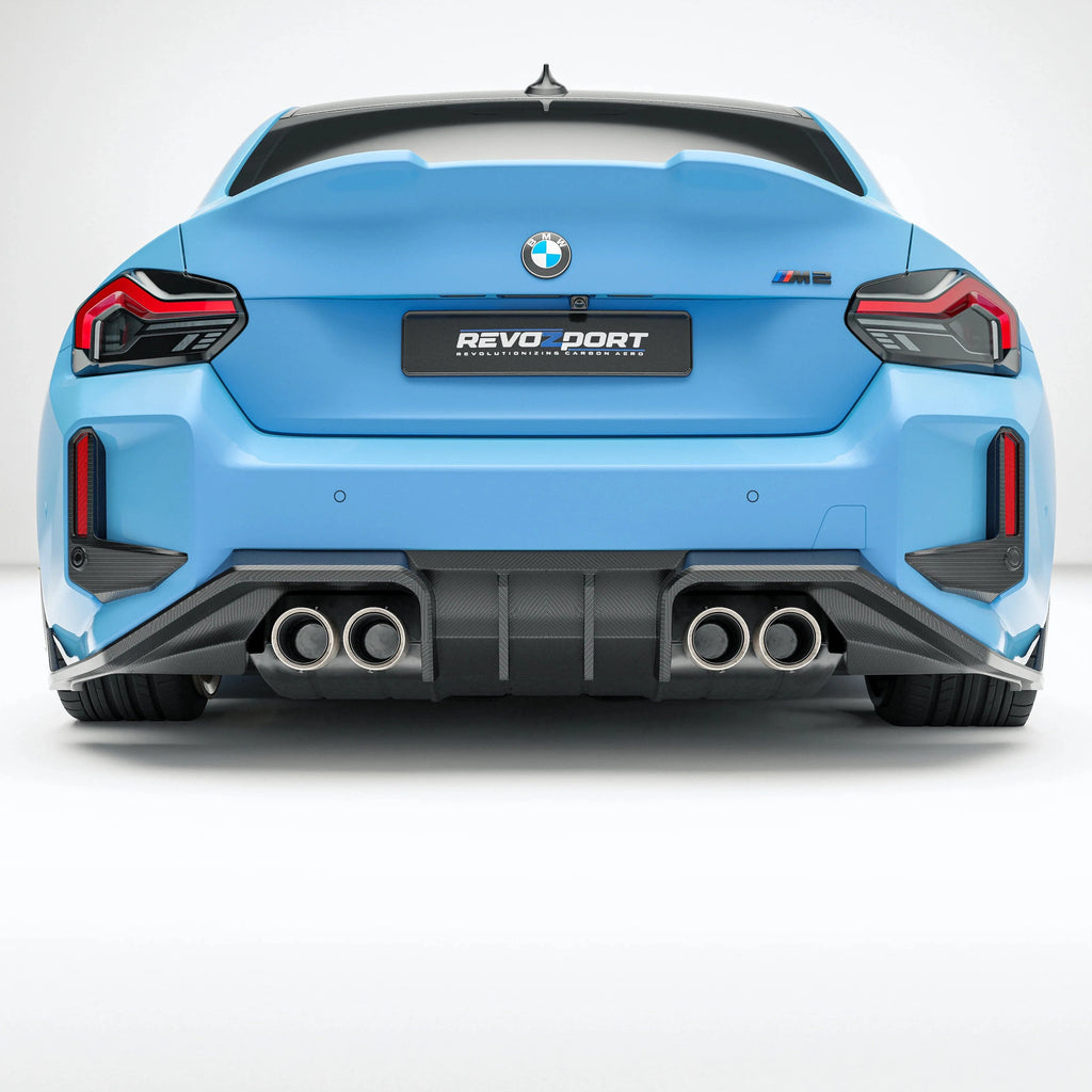 Kies-Motorsports Revozport Revozport  Carbon Fiber Rear Diffuser for BMW G87 M2