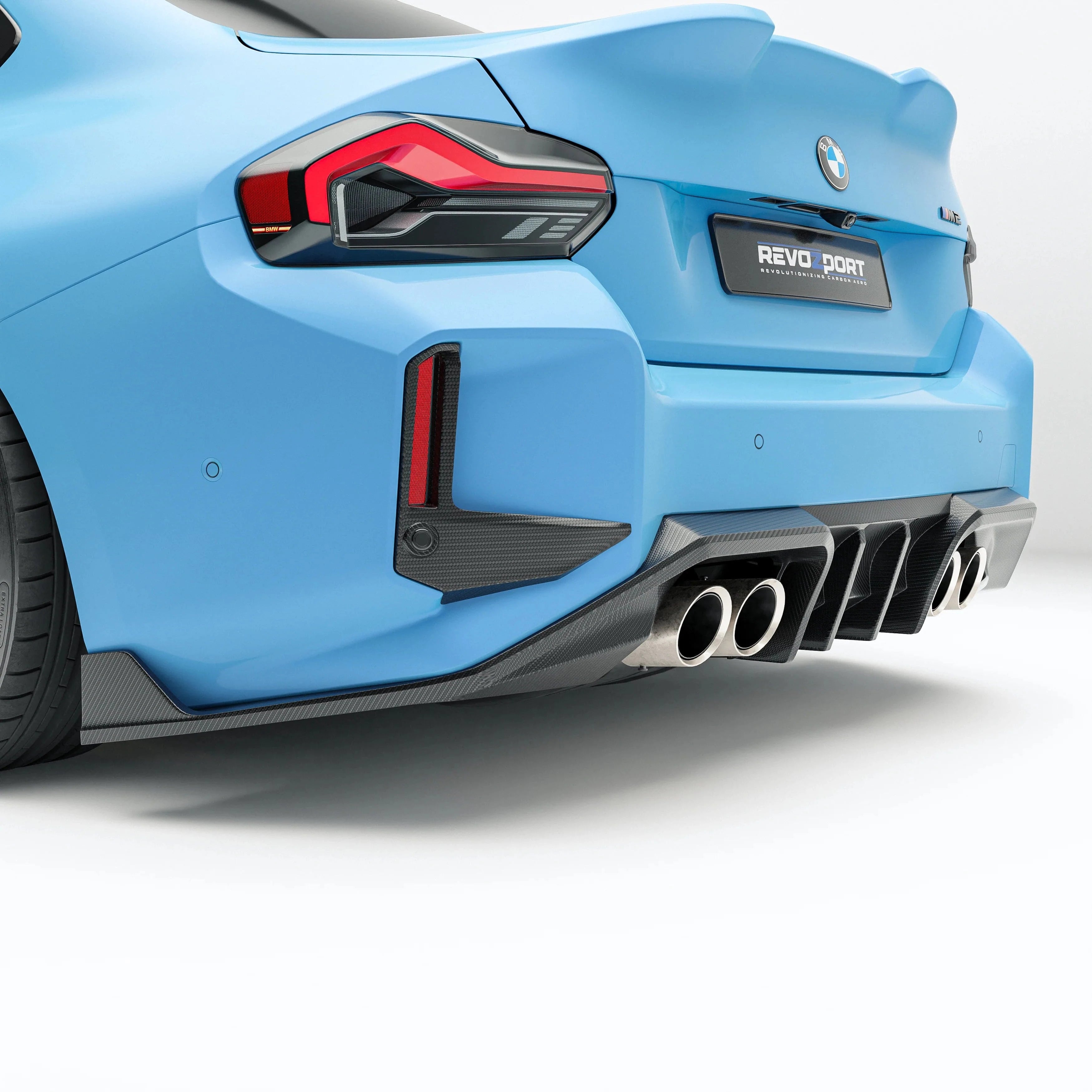 Kies-Motorsports Revozport Revozport  Carbon Fiber Rear Diffuser for BMW G87 M2