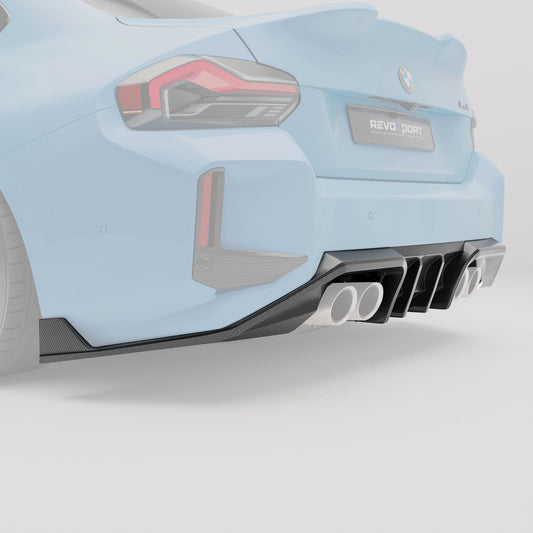Kies-Motorsports Revozport Revozport  Carbon Fiber Rear Diffuser for BMW G87 M2