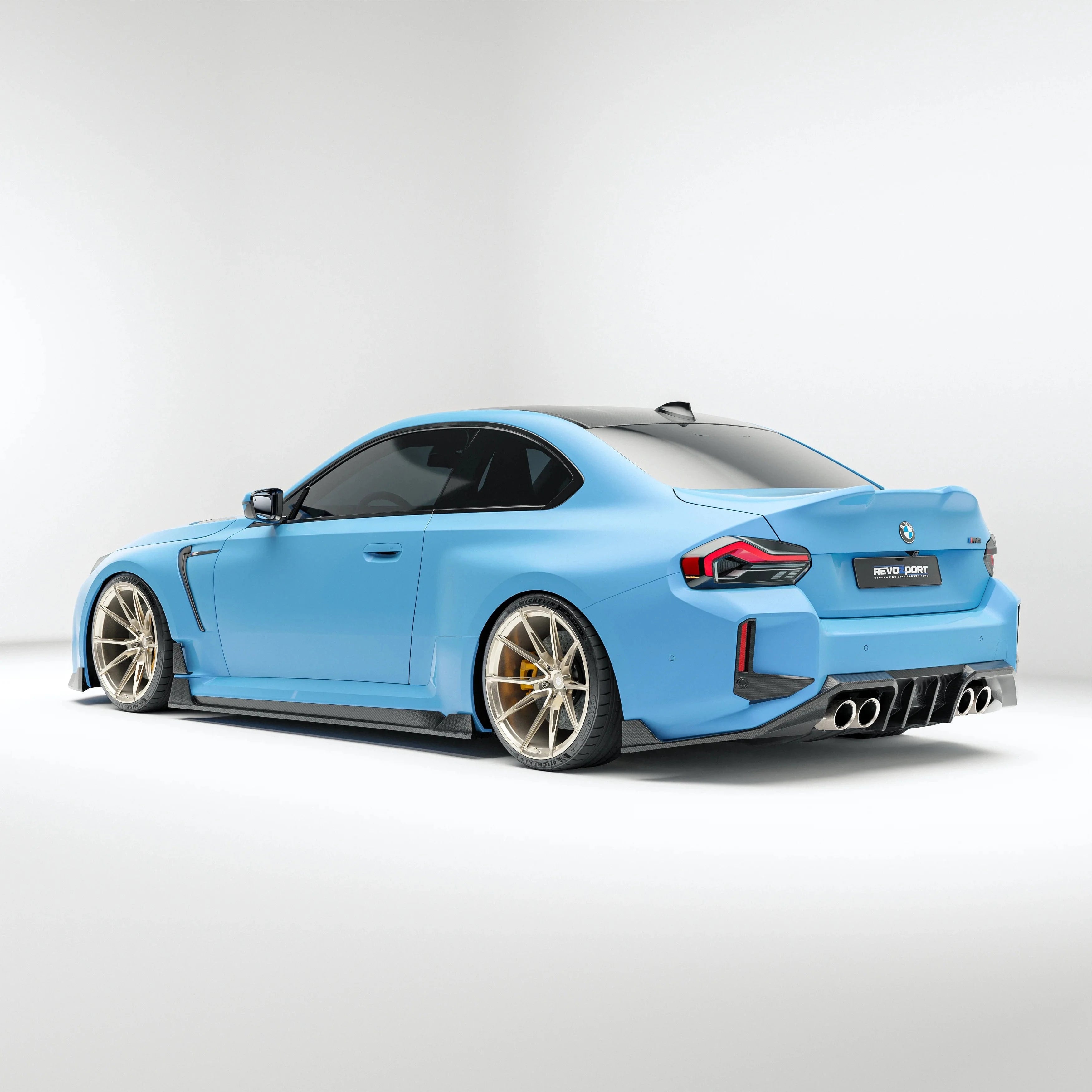Kies-Motorsports Revozport Revozport  Carbon Fiber Rear Diffuser for BMW G87 M2
