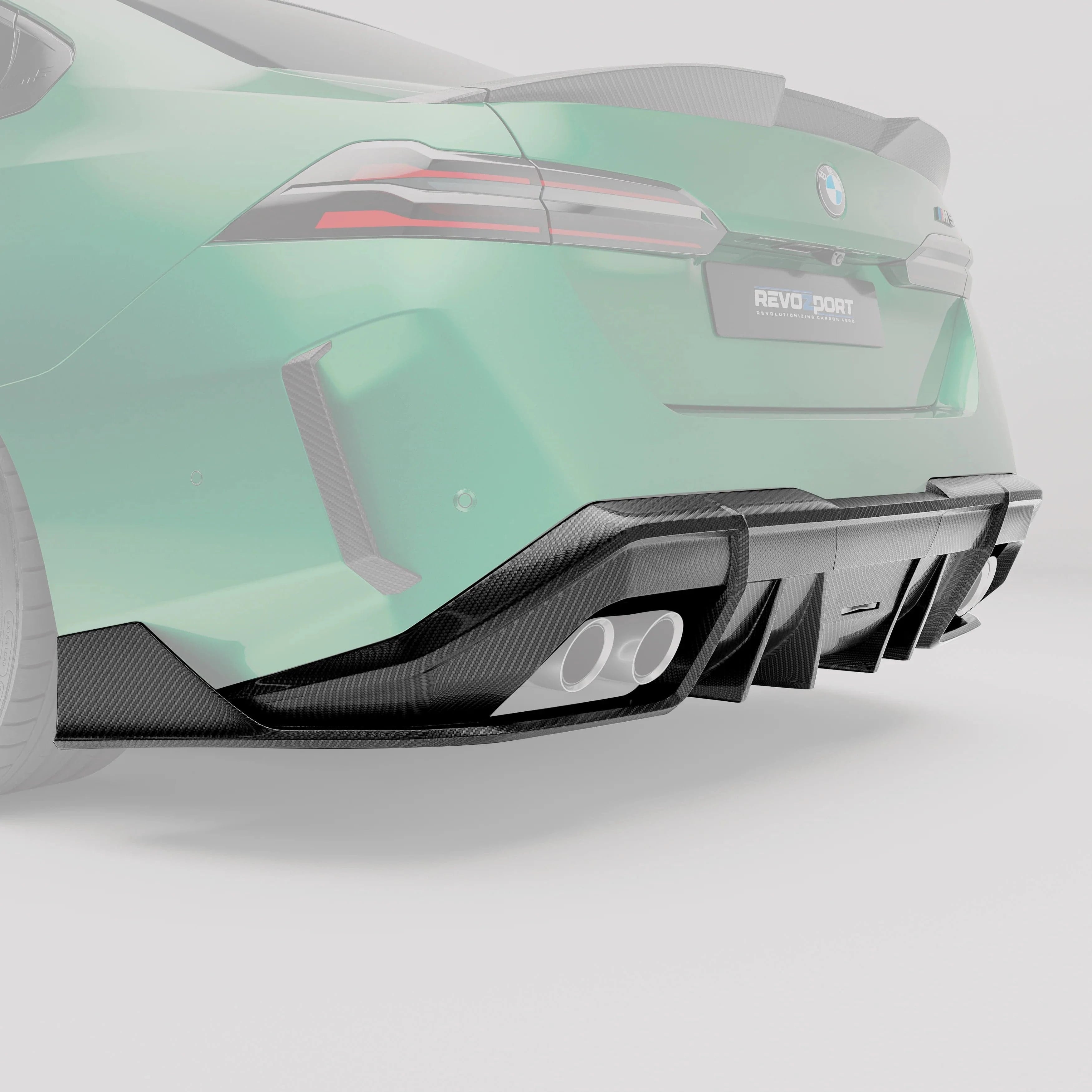 Kies-Motorsports Revozport Revozport Carbon Fiber Rear Diffuser for BMW G90 M5 2025+