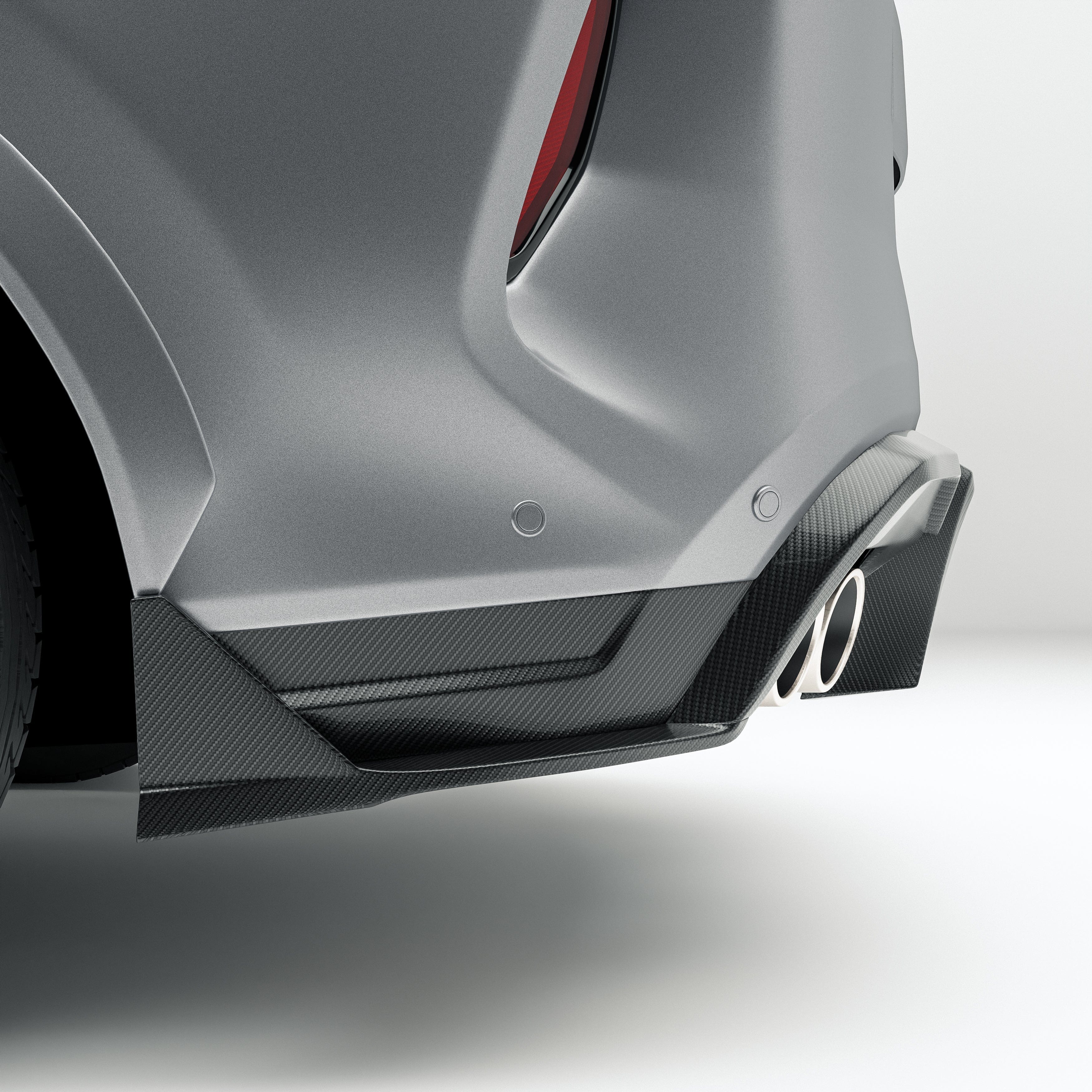 Kies-Motorsports Revozport Revozport   Carbon Fiber Rear Diffuser for BMW X6M F96 LCI (2023+) Main image