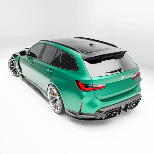 Kies-Motorsports Revozport Revozport Carbon Fiber Rear Roof Spoiler for BMW G81 M3 2021-2024