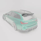 Kies-Motorsports Revozport Revozport Carbon Fiber Rear Roof Spoiler for BMW G81 M3 2021-2024