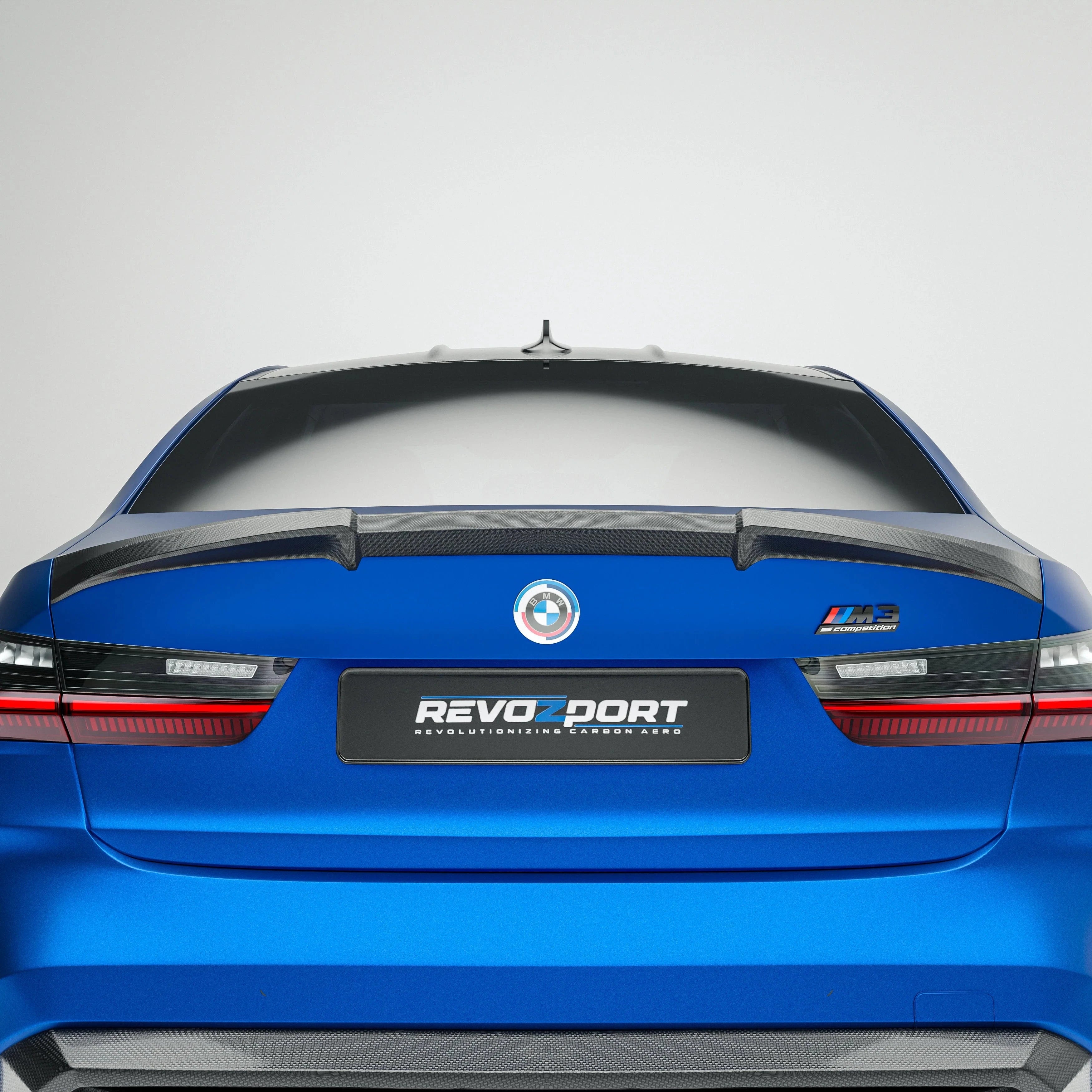 Kies-Motorsports Revozport Revozport Carbon Fiber Rear Spoiler for BMW G80 M3 2021-2024