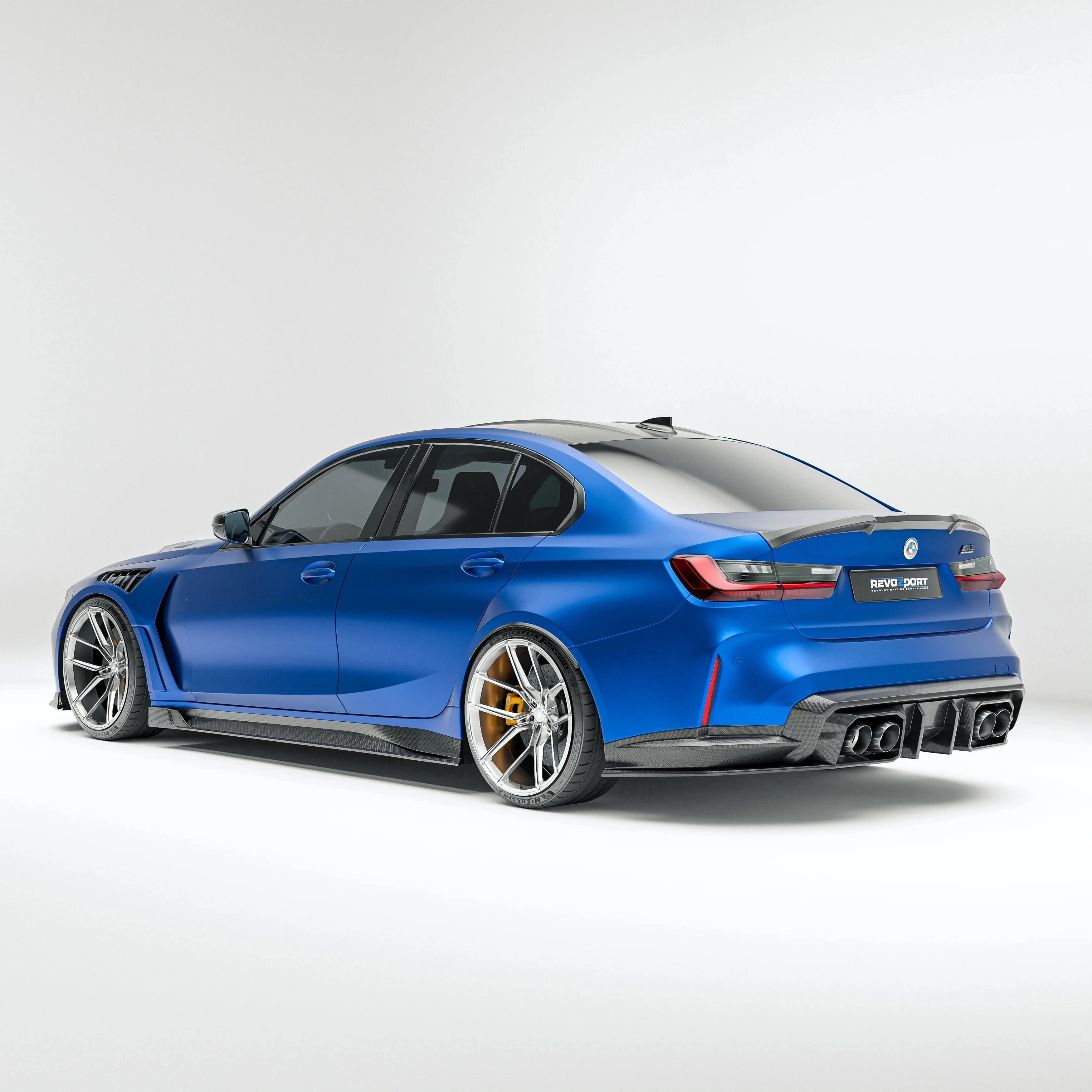 Kies-Motorsports Revozport Revozport Carbon Fiber Rear Spoiler for BMW G80 M3 2021-2024