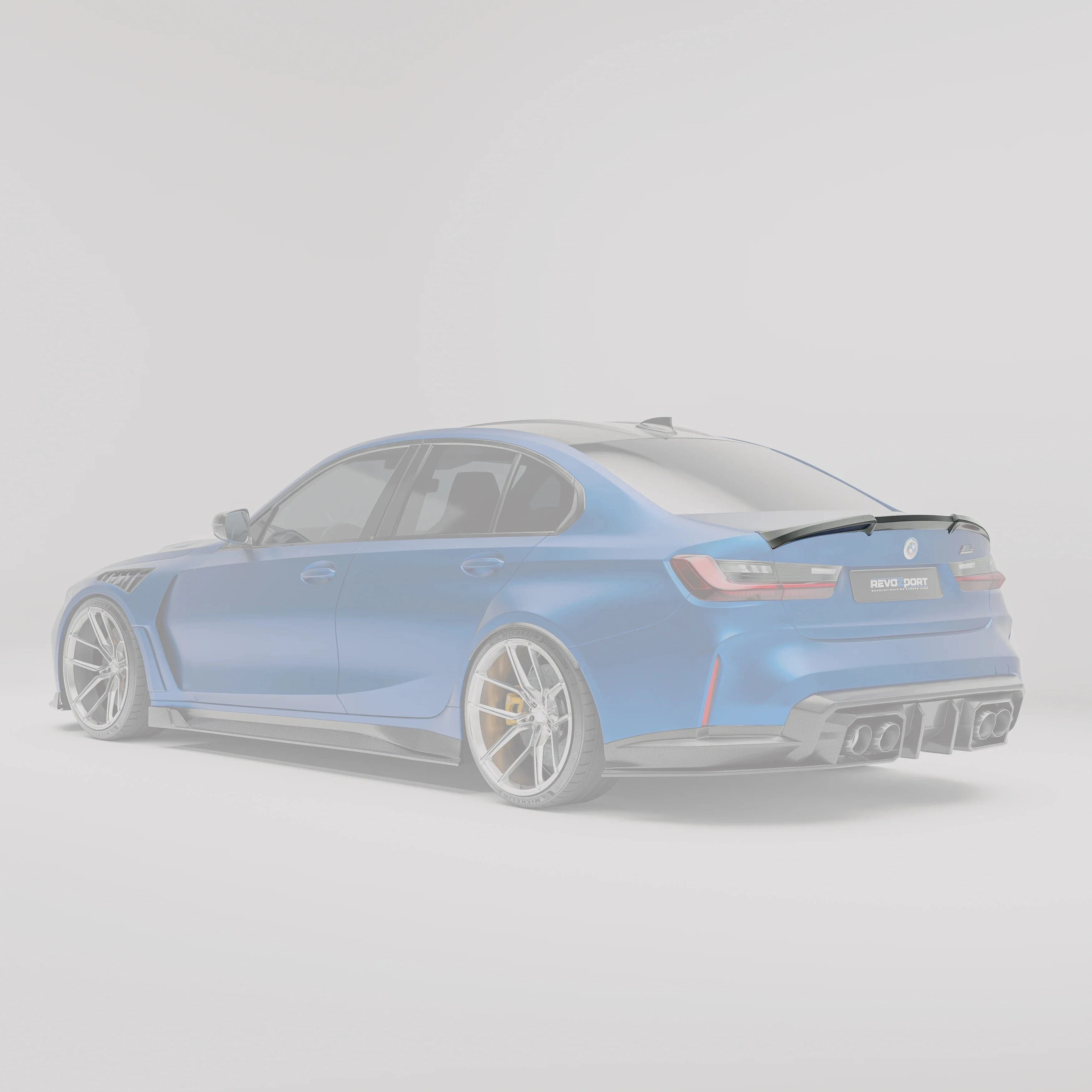 Kies-Motorsports Revozport Revozport Carbon Fiber Rear Spoiler for BMW G80 M3 2021-2024 Main image