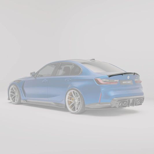 Kies-Motorsports Revozport Revozport Carbon Fiber Rear Spoiler for BMW G80 M3 2021-2024