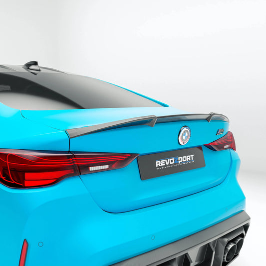 Kies-Motorsports Revozport Revozport Carbon Fiber Rear Spoiler for BMW G82 M4 G22 2021-2024