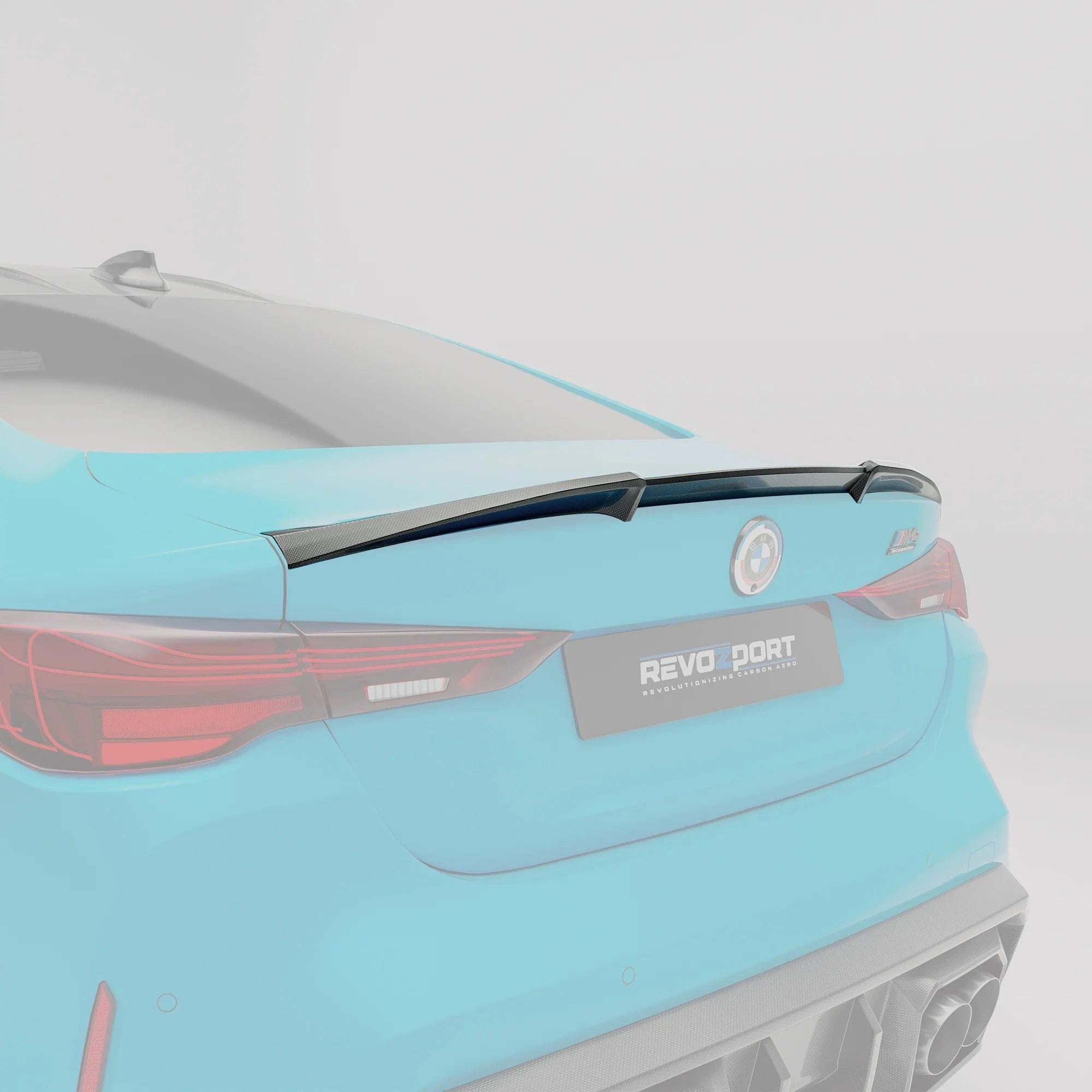 Kies-Motorsports Revozport Revozport Carbon Fiber Rear Spoiler for BMW G82 M4 G22 2021-2024 Main image