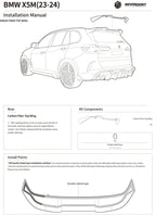 Kies-Motorsports Revozport Revozport  Carbon Fiber Rear Spoiler for BMW X5M F95 LCI (2023+)