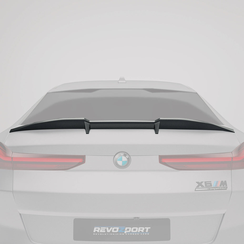 Kies-Motorsports Revozport Revozport  Carbon Fiber Rear Spoiler for BMW X6M F96 LCI (2023+)
