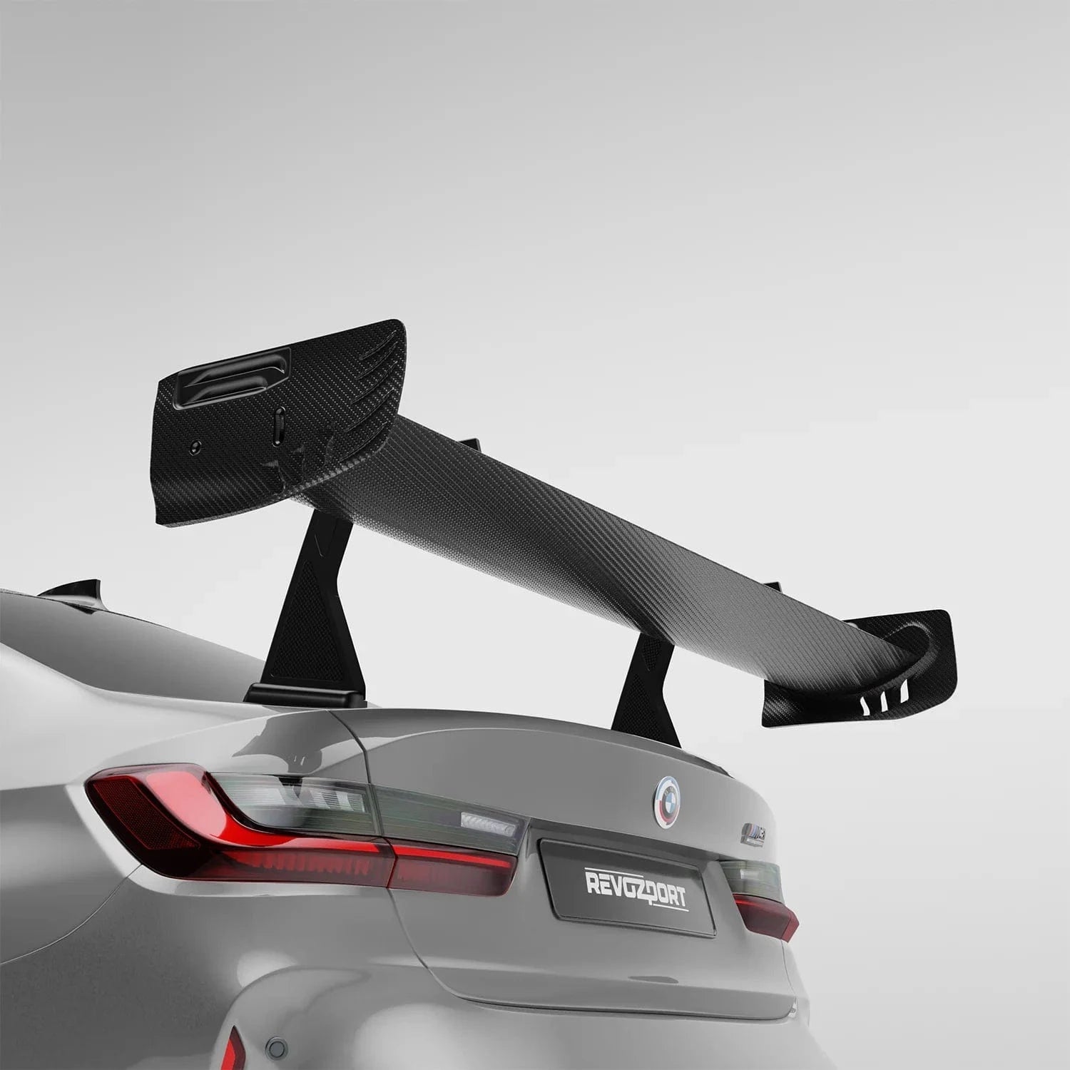 Kies-Motorsports Revozport Revozport Carbon Fiber Rear Wing Spoiler for BMW G80 M3 2021-2024
