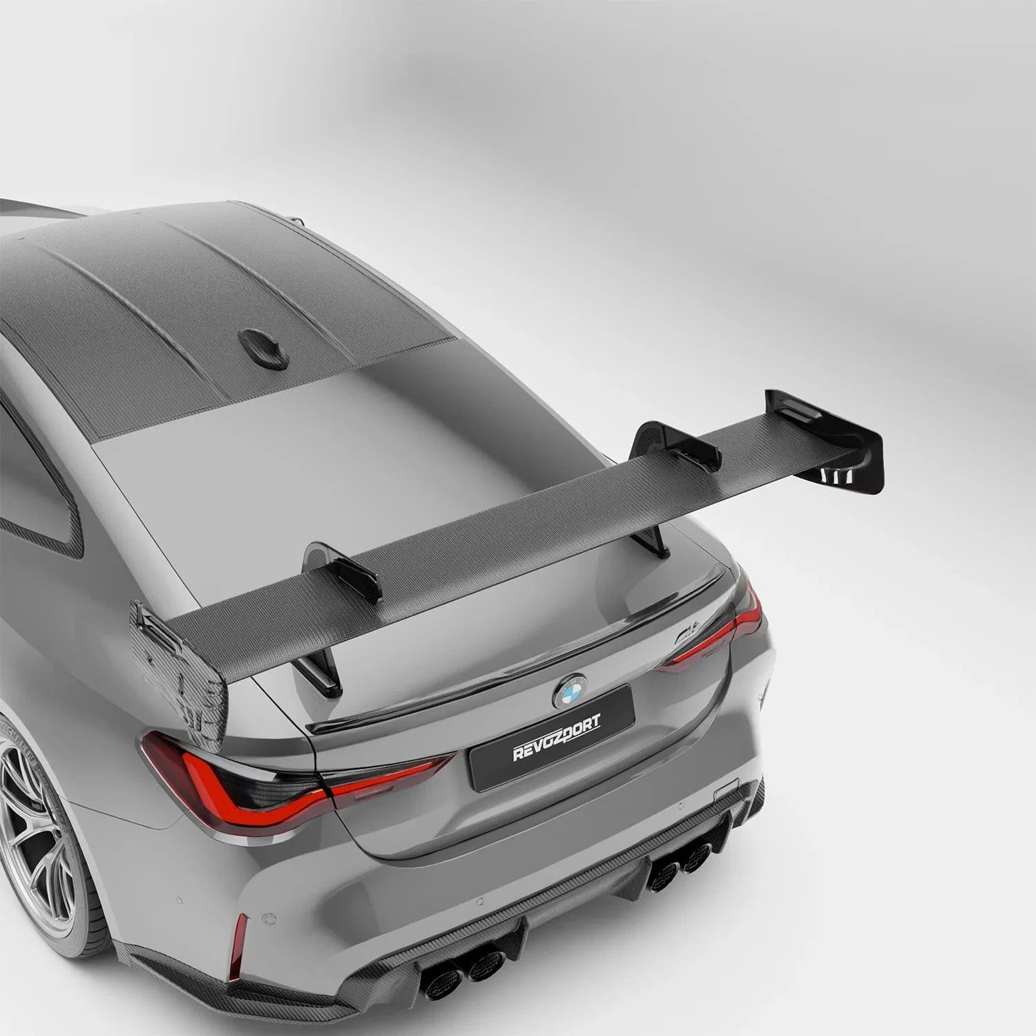 Kies-Motorsports Revozport Revozport Carbon Fiber Rear Wing Spoiler for BMW G82 M4 G22 2021-2024