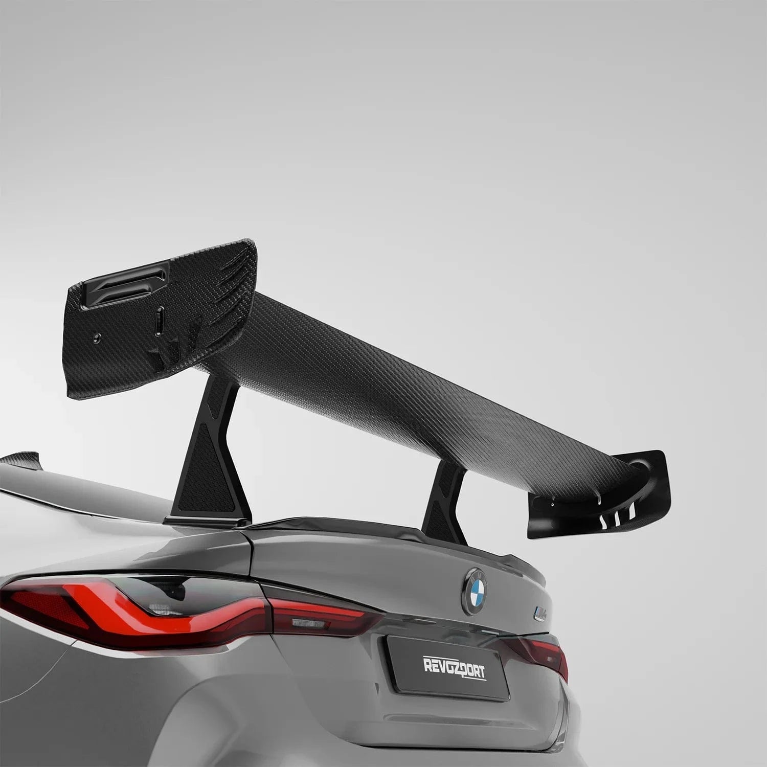 Revozport Carbon Fiber Rear Wing Spoiler for BMW G82 M4 G22 2021-2024 ...
