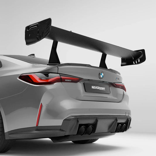 Kies-Motorsports Revozport Revozport Carbon Fiber Rear Wing Spoiler for BMW G82 M4 G22 2021-2024