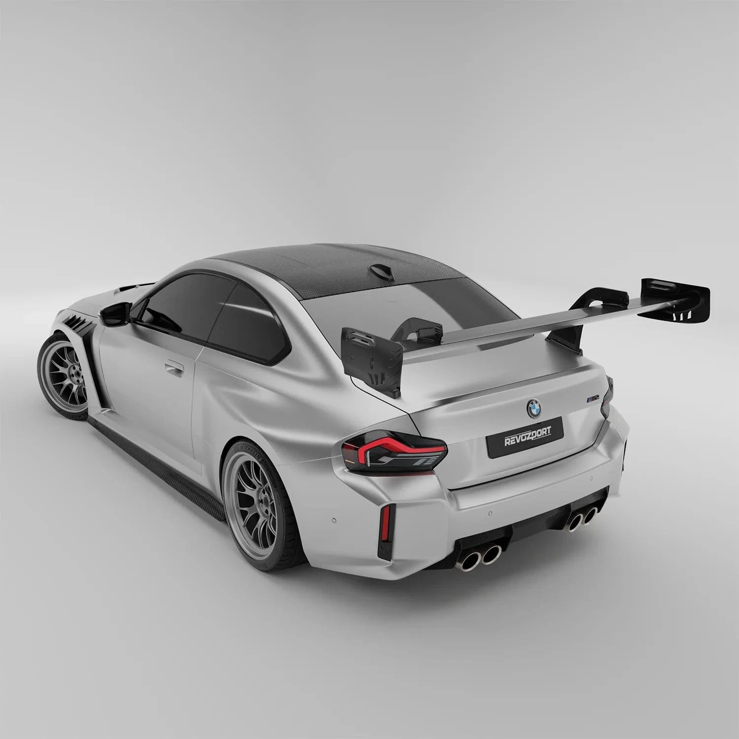 Kies-Motorsports Revozport Revozport  Carbon Fiber Rear Wing Spoiler for BMW G87 M2 Main image