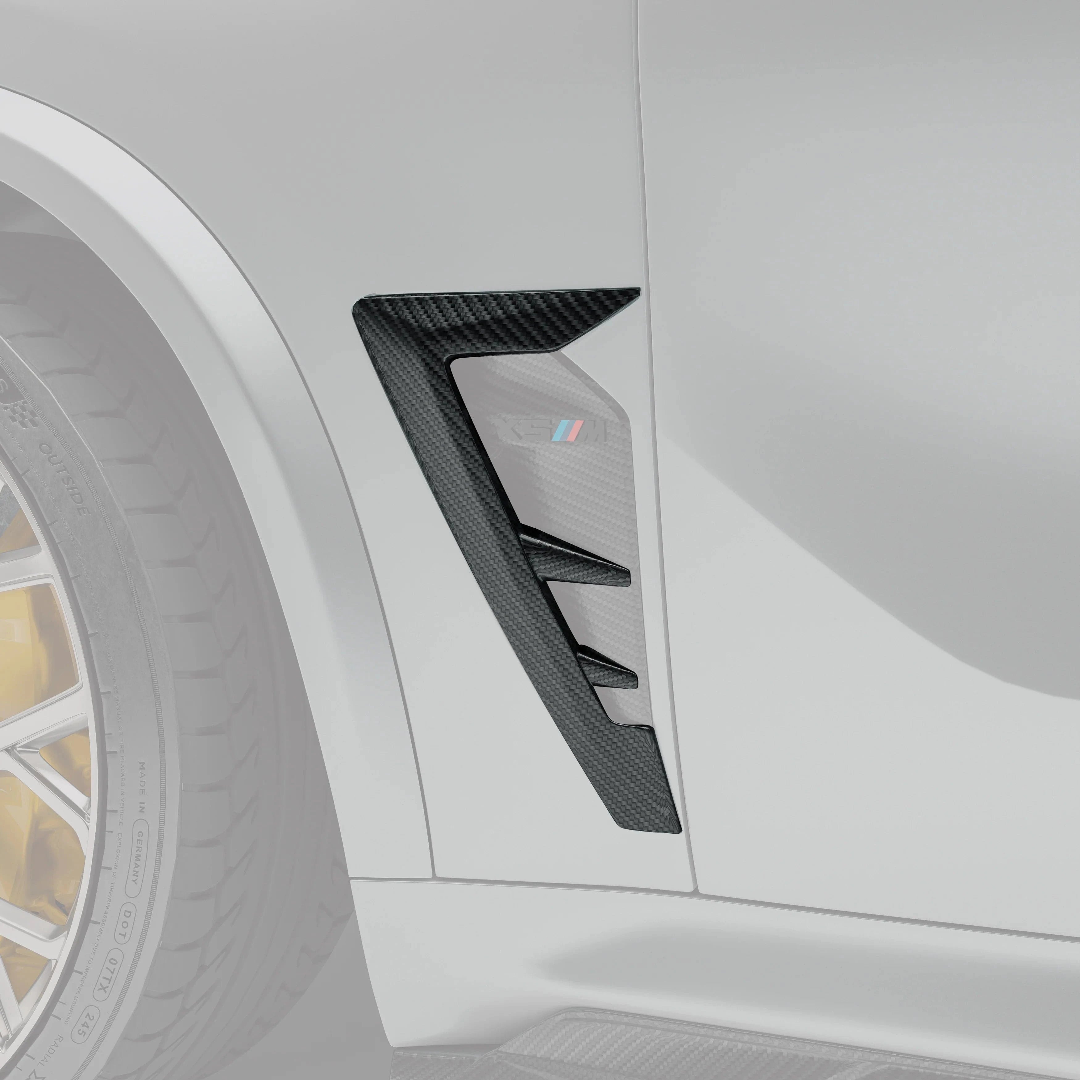 Kies-Motorsports Revozport Revozport   Carbon Fiber Side Fender Vents for BMW X5M F95 LCI (2023+)