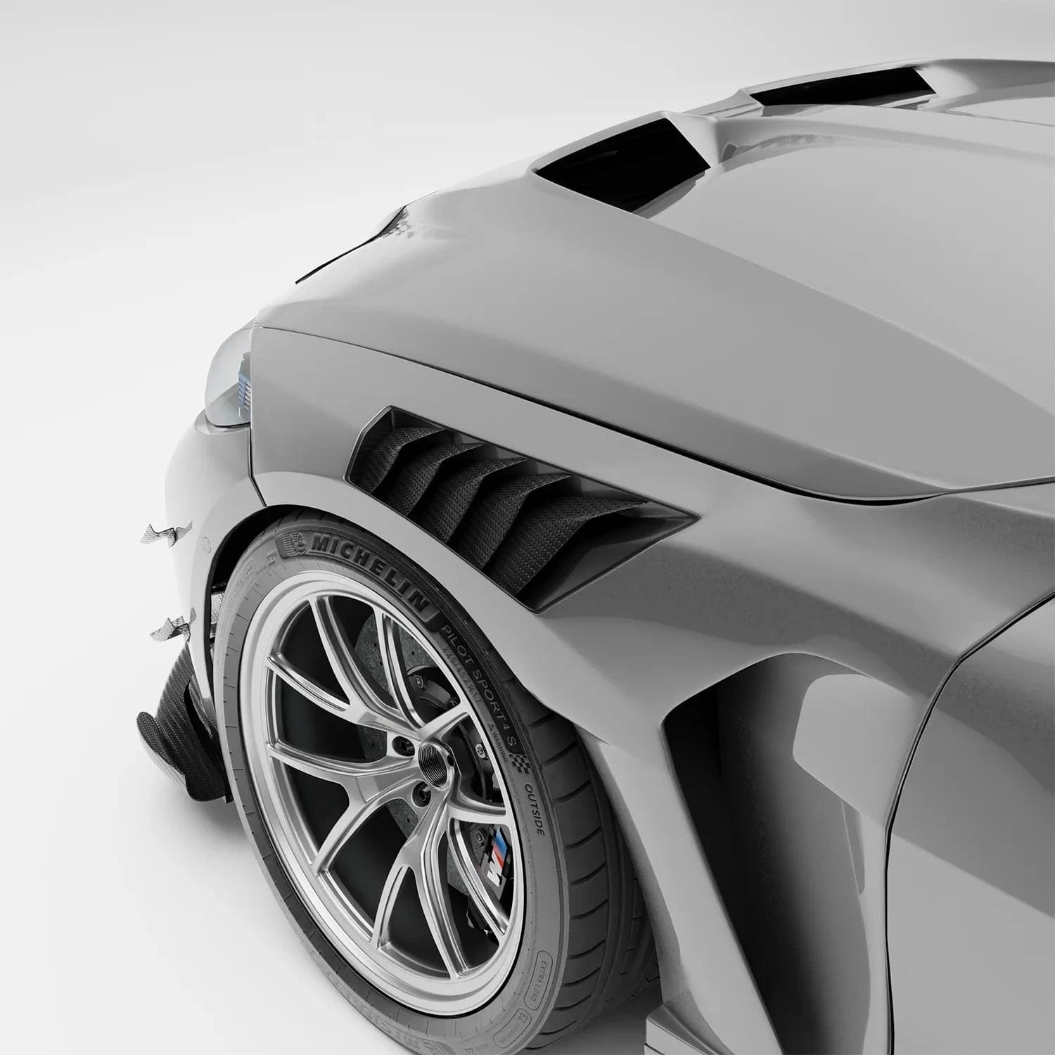 Kies-Motorsports Revozport Revozport Carbon Fiber Side Fenders for BMW G82 G83 M4 2021-2024 Main image