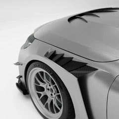 Kies-Motorsports Revozport Revozport  Carbon Fiber Side Fenders for BMW G87 M2-V2  RACE FENDER