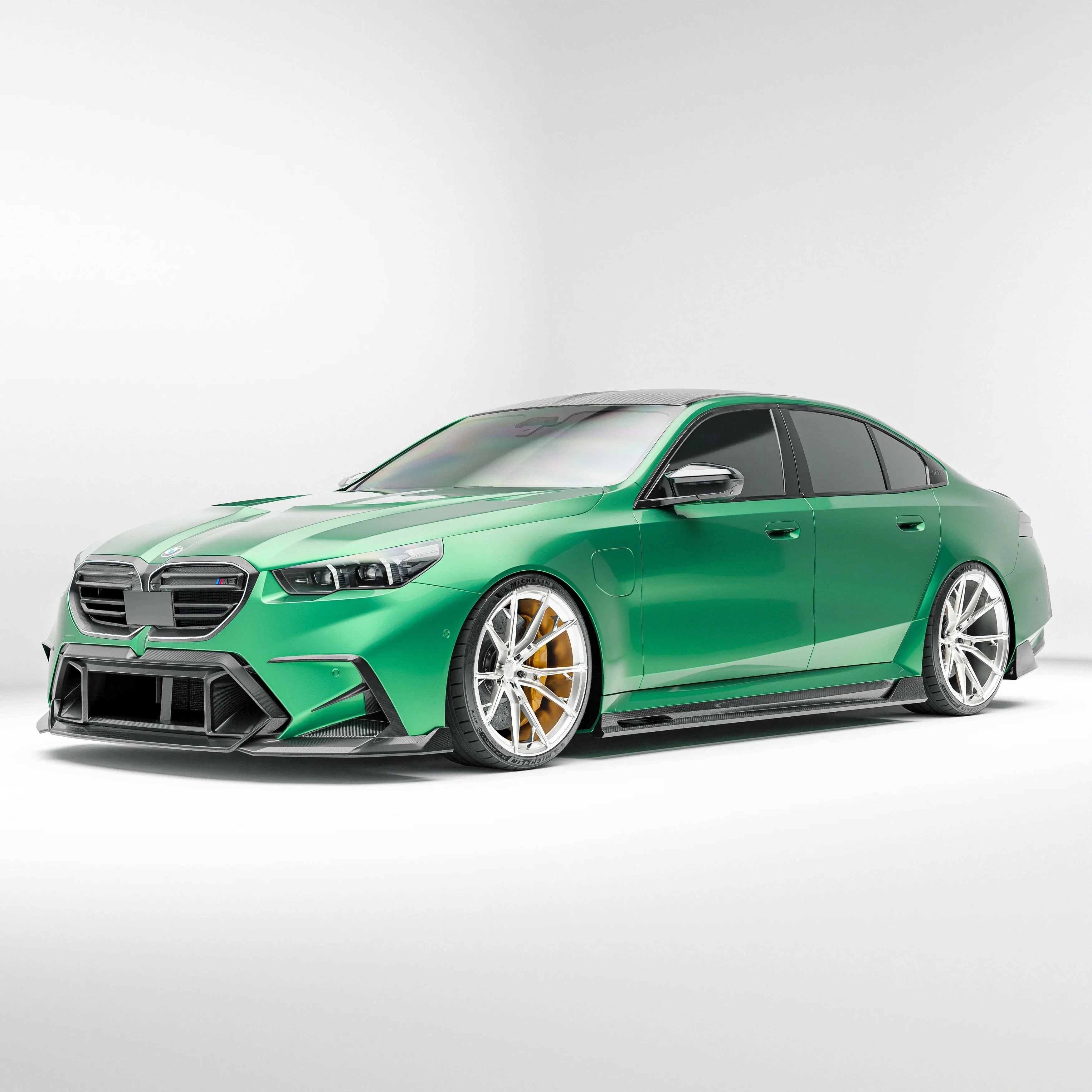 Kies-Motorsports Revozport Revozport Carbon Fiber Side Skirts for BMW G80 G81 M3 2021-2024 Main image