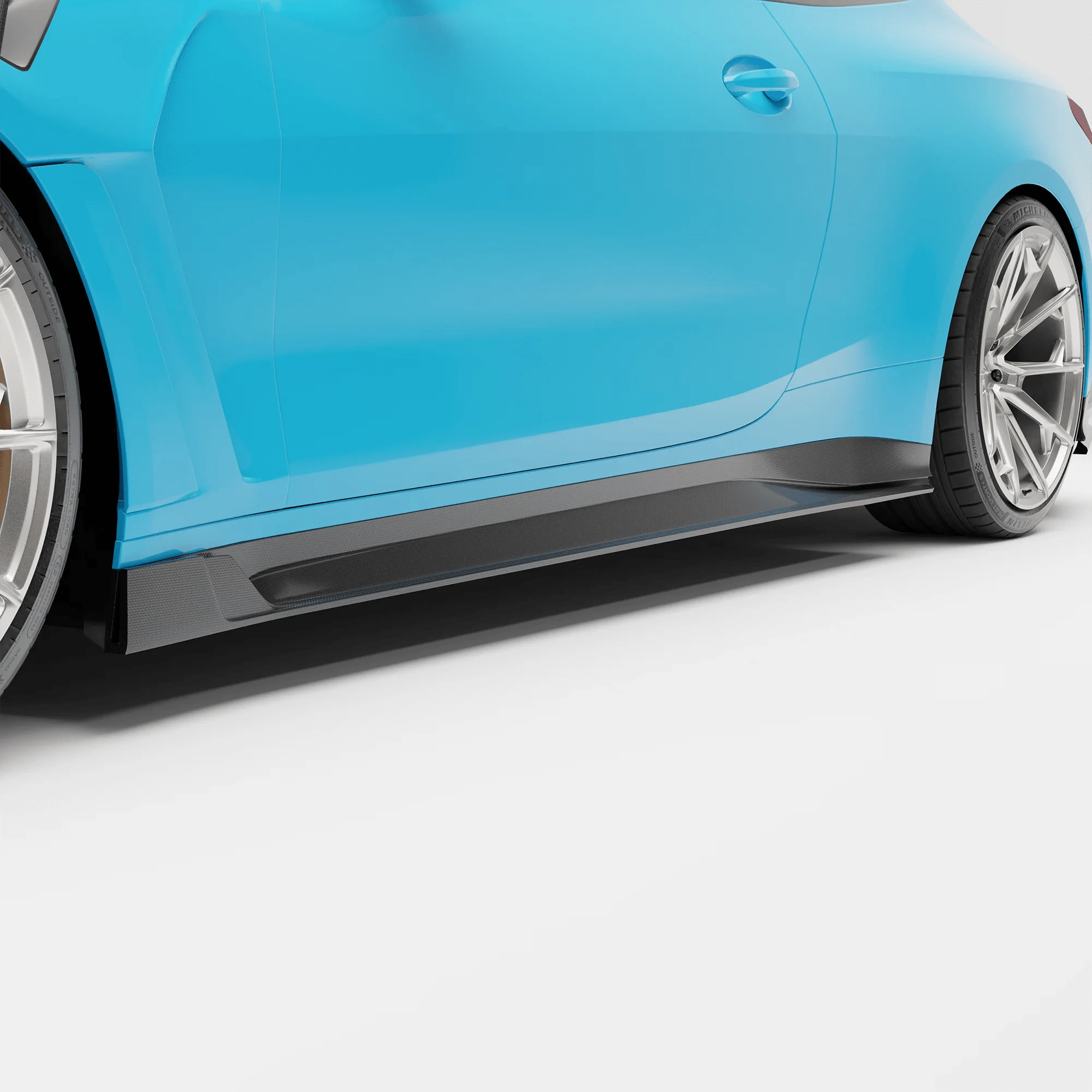Kies-Motorsports Revozport Revozport Carbon Fiber Side Skirts for BMW G82 G83 M4 2021-2024 Main image