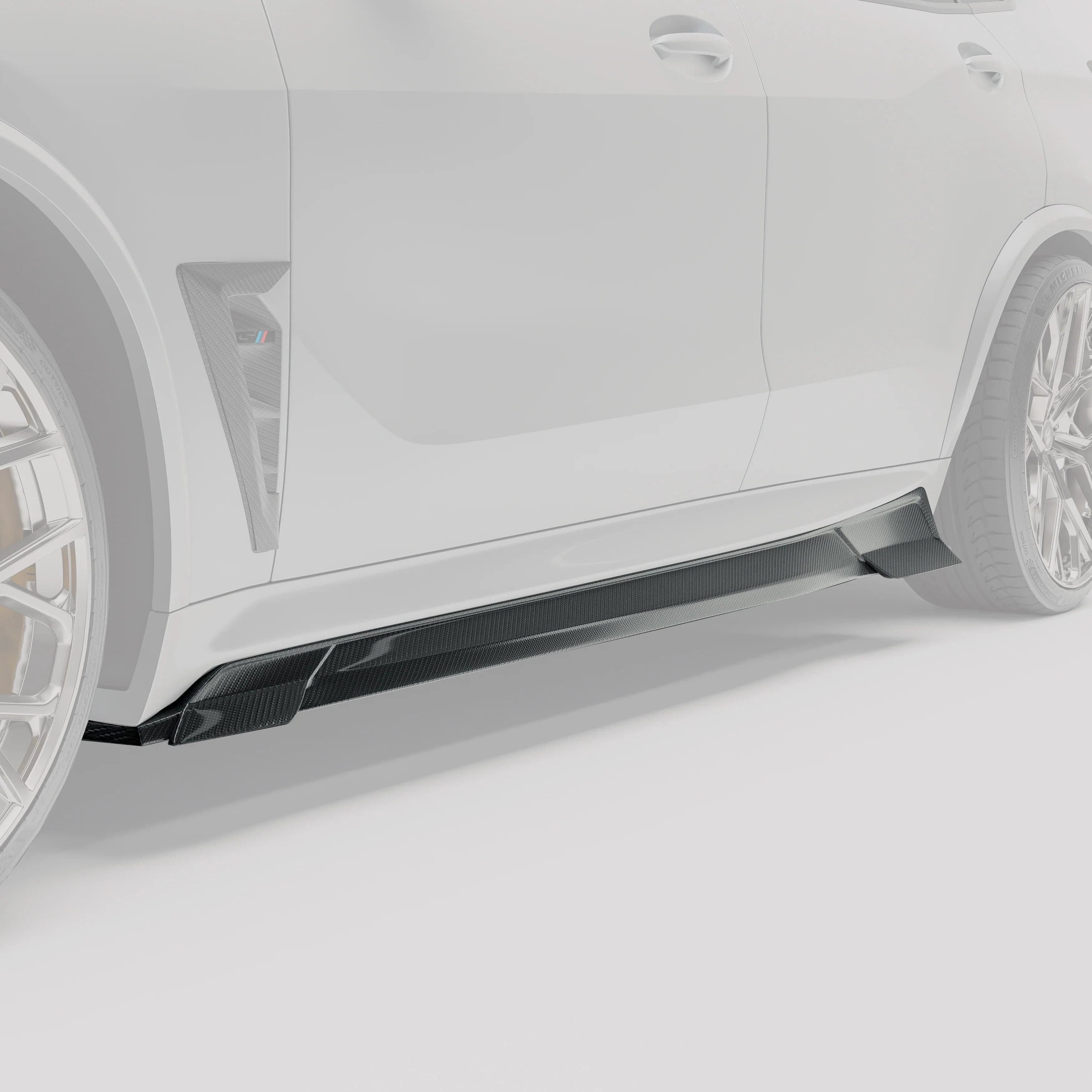 Kies-Motorsports Revozport Revozport   Carbon Fiber Side Skirts for BMW X5M F95 LCI (2023+) Main image