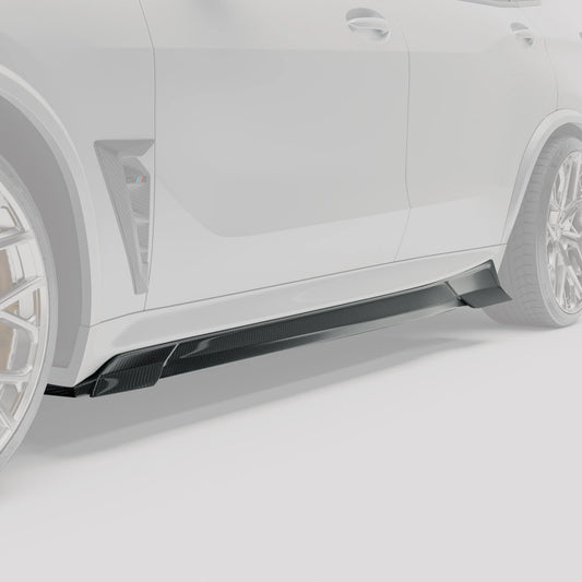 Kies-Motorsports Revozport Revozport   Carbon Fiber Side Skirts for BMW X5M F95 LCI (2023+)