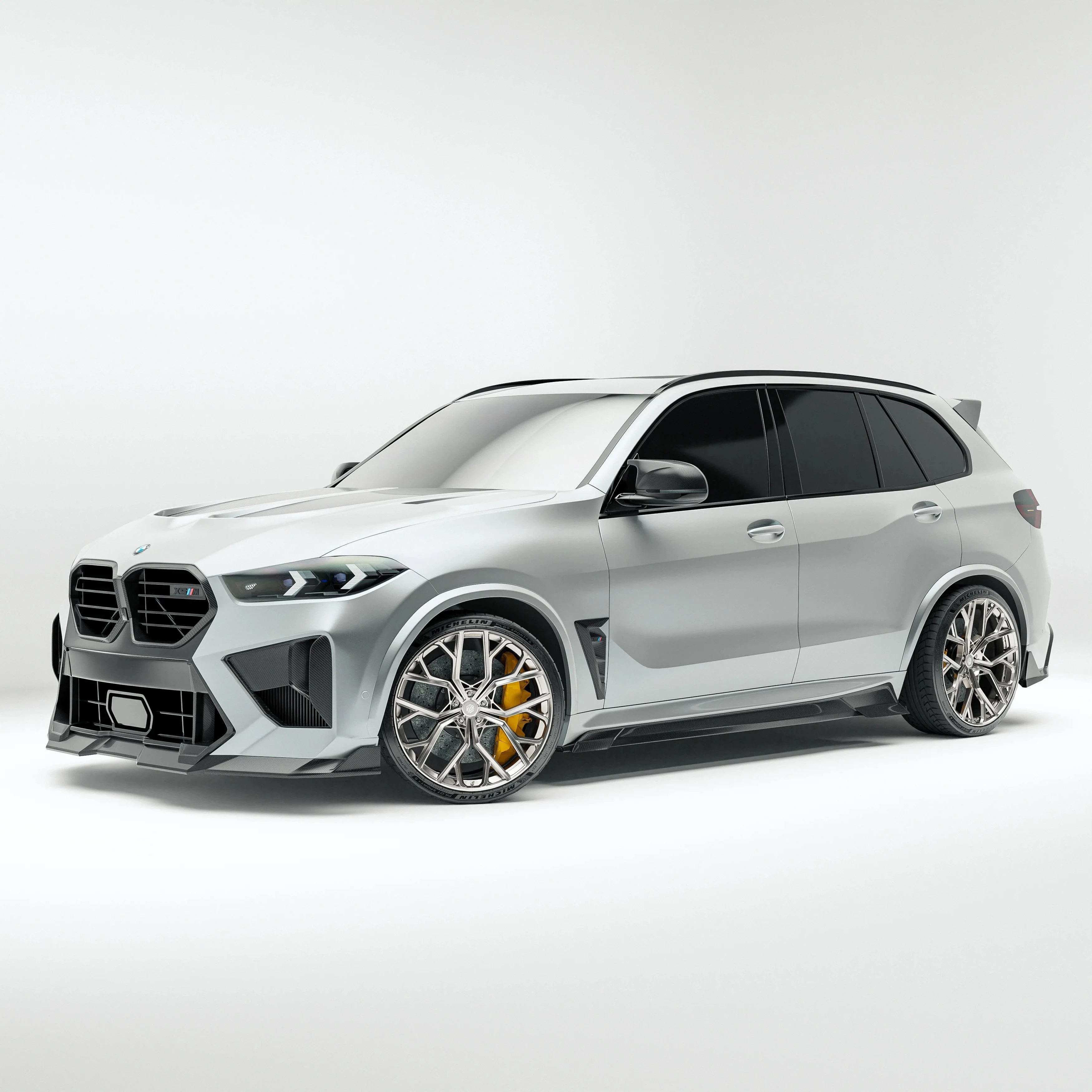 Kies-Motorsports Revozport Revozport   Carbon Fiber Side Skirts for BMW X5M F95 LCI (2023+)