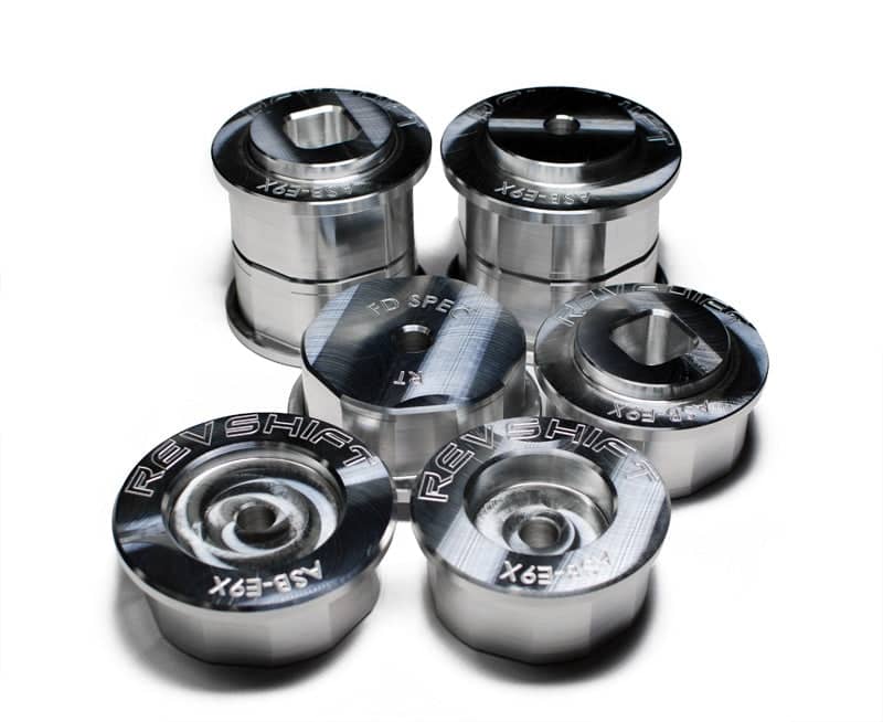 Kies-Motorsports Revshift Billet Aluminum Subframe Bushings - BMW E9X / E8X