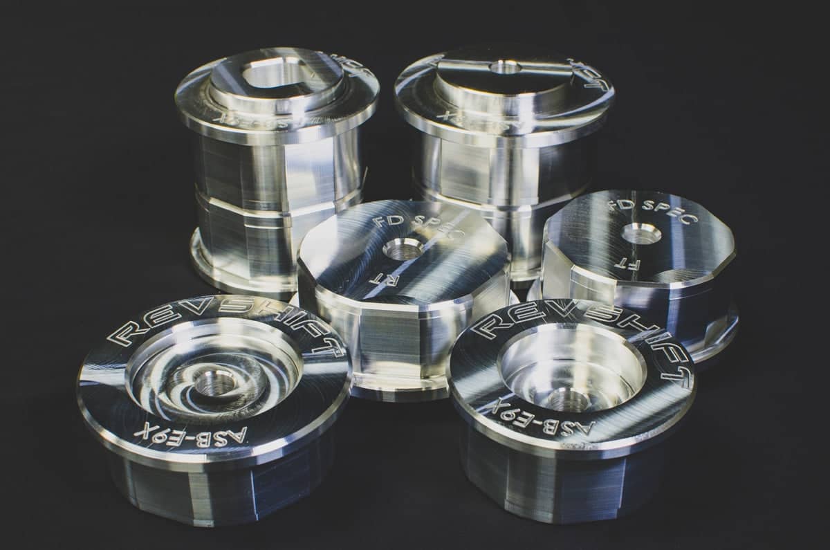 Kies-Motorsports Revshift Billet Aluminum Subframe Bushings - BMW E9X / E8X