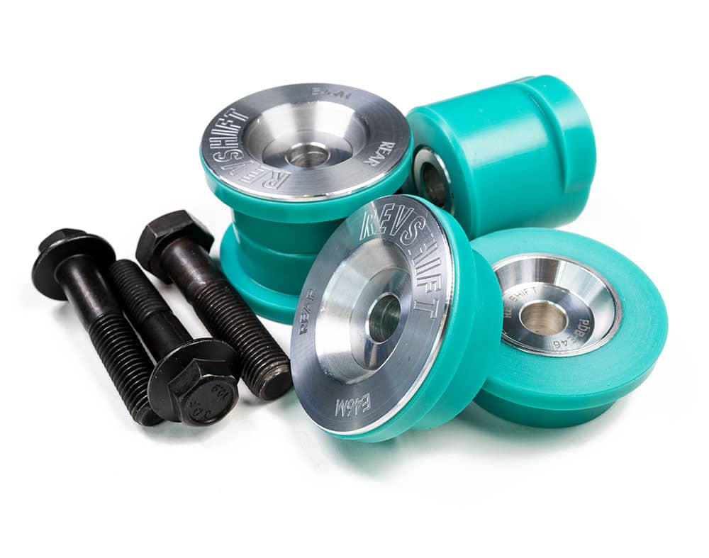 Kies-Motorsports Revshift Differential Bushing Set - BMW E46 M3 75D (Drift - Teal)