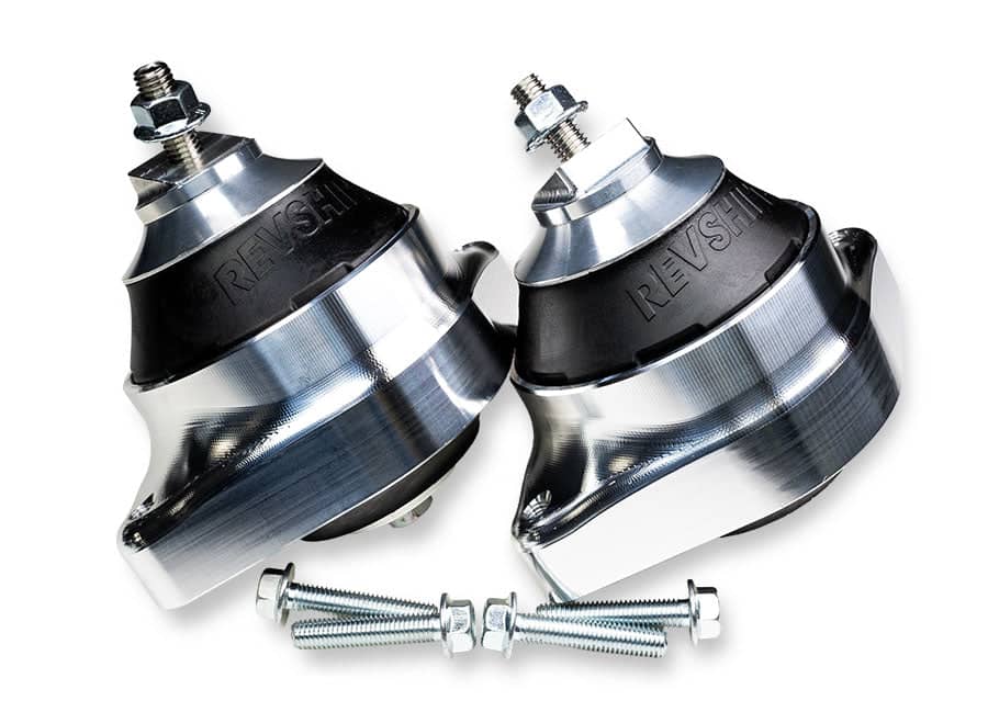 Kies-Motorsports Revshift Polyurethane Motor Mounts - BMW E90 / E92 / E82 / N54 / N55 / N52 80A (Street - Black)