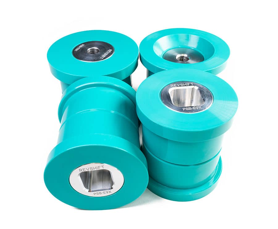 Kies-Motorsports Revshift Polyurethane Subframe Bushings - BMW F3X / F2X 75D (Drift - Teal)