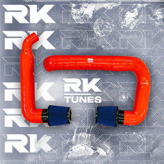 Kies-Motorsports RK TUNES BMW RK X3M / X4M front mount intakes Red / Blue