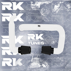 Kies-Motorsports RK TUNES BMW RK X3M / X4M front mount intakes White / Black