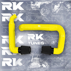 Kies-Motorsports RK TUNES BMW RK X3M / X4M front mount intakes Yellow / Black