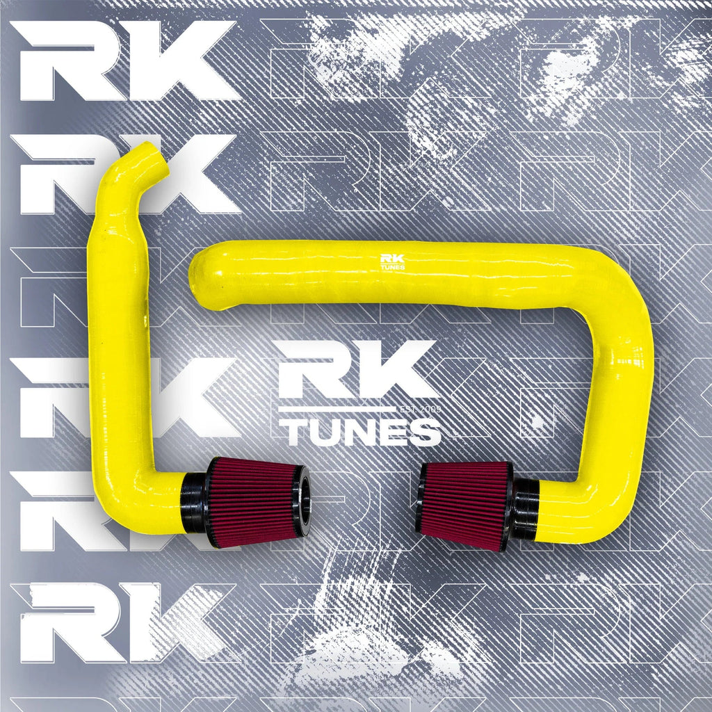 Kies-Motorsports RK TUNES BMW RK X3M / X4M front mount intakes Yellow / Red