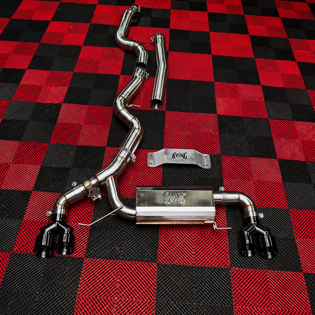 Kies-Motorsports Rvng RaceWorks Rvng 4” True Single G2X GEN2 & 3 M340/M440i Valved Exhaust system