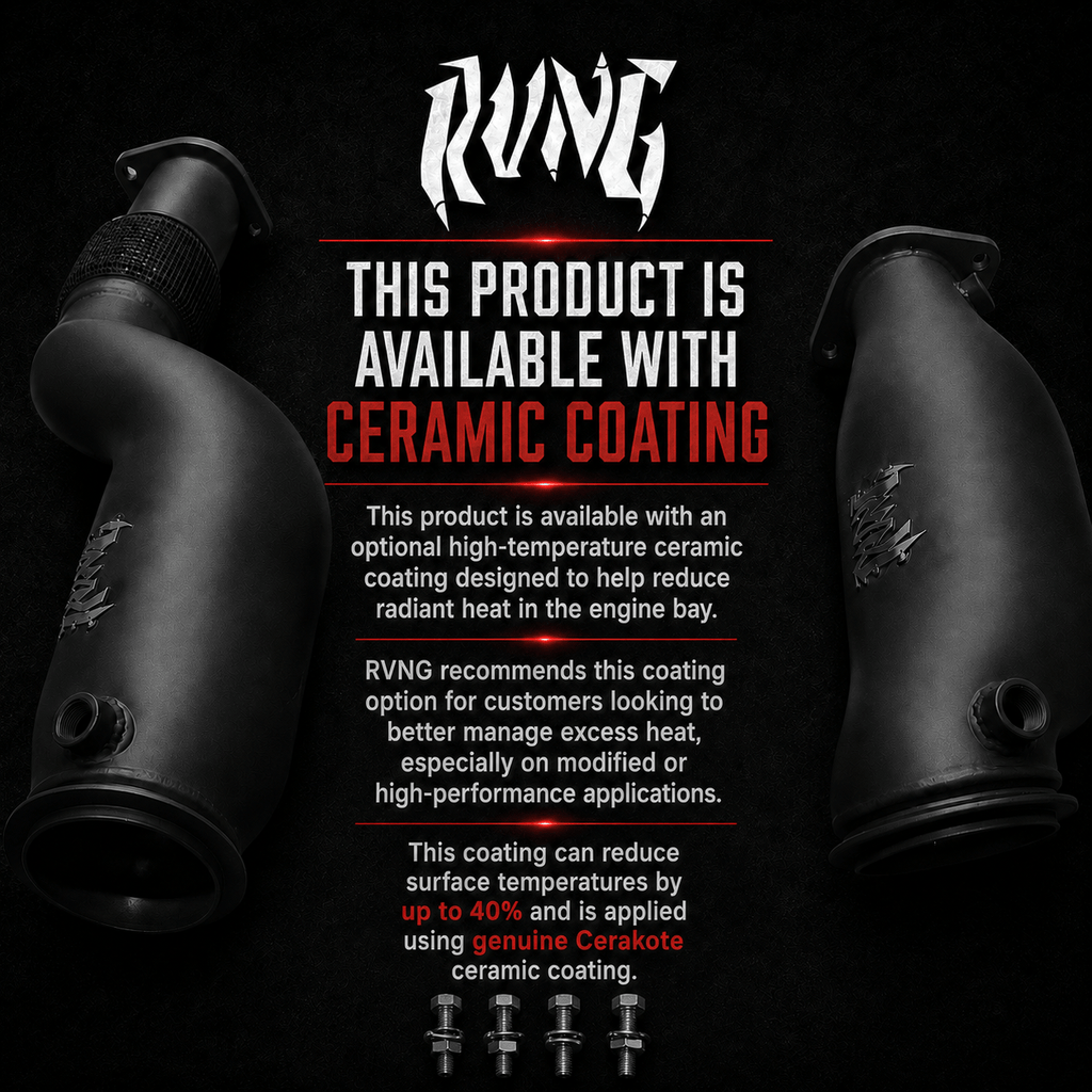 Kies-Motorsports Rvng RaceWorks Rvng 5" XL Flow Series B58 Downpipe for 1/2/3/4/5/7 Supra series rwd & xdrive – ALL GENERATIONS