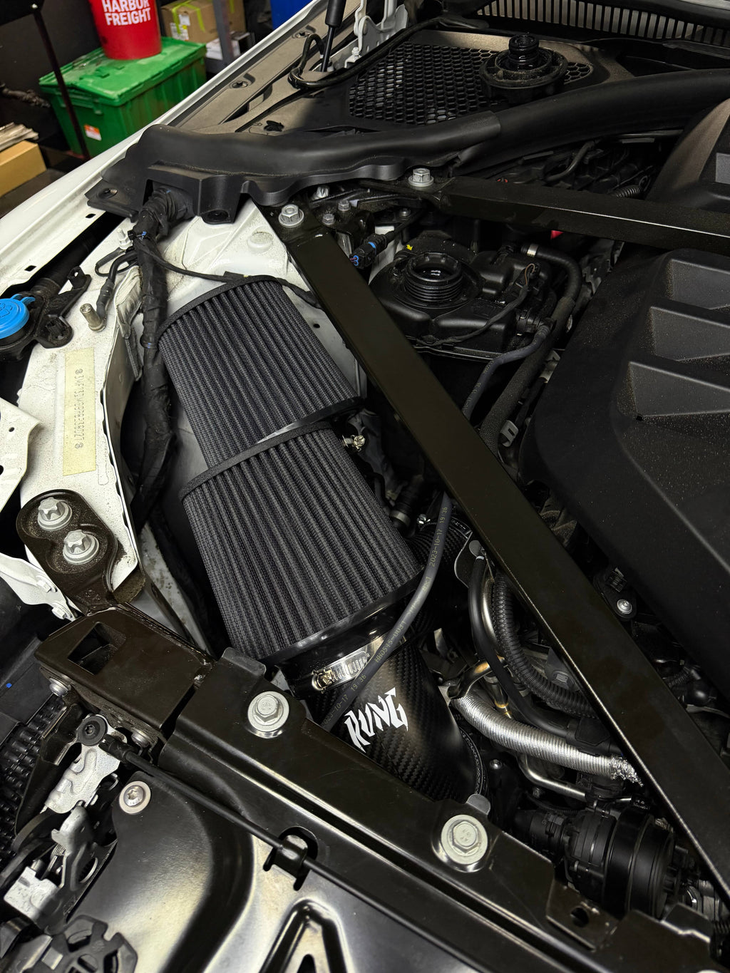 Kies-Motorsports Rvng RaceWorks Rvng Carbon Same Sided Dual Intake Kit (G80,G82,G87) S58