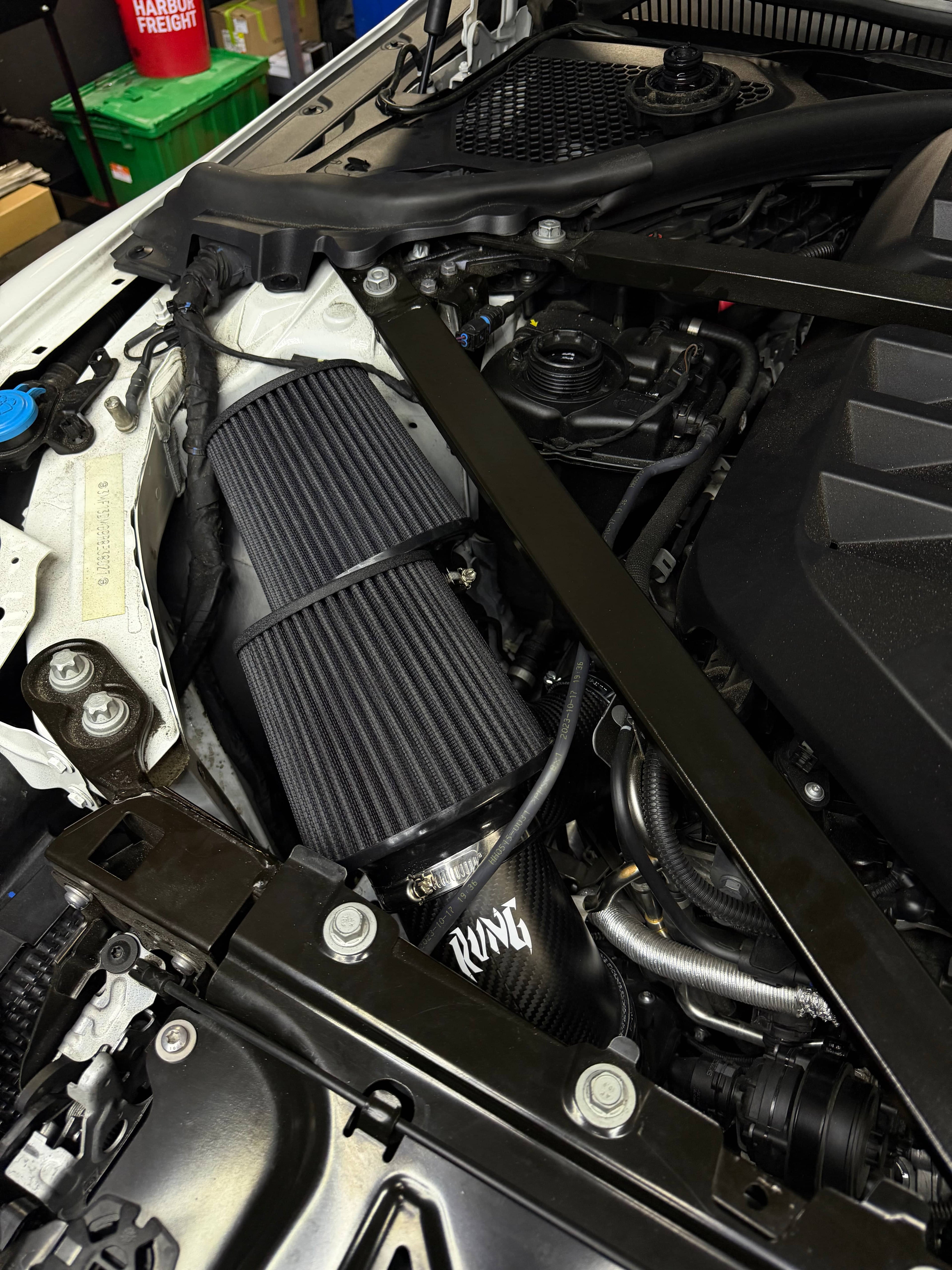 Kies-Motorsports Rvng RaceWorks Rvng Carbon Same Sided Dual Intake Kit (G80,G82,G87) S58