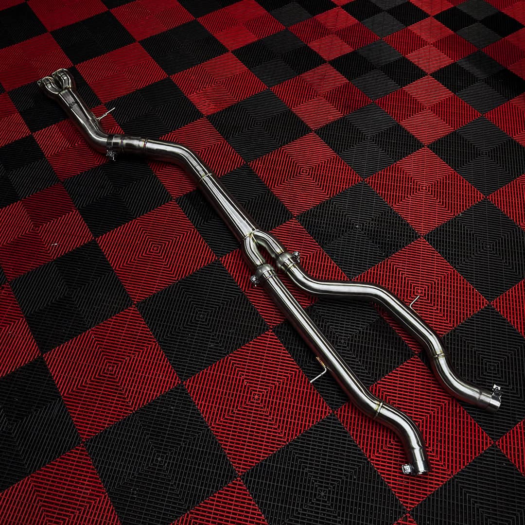 Kies-Motorsports Rvng RaceWorks Rvng (F80/F82) 4” S55 Single Mid Pipe F80/F82