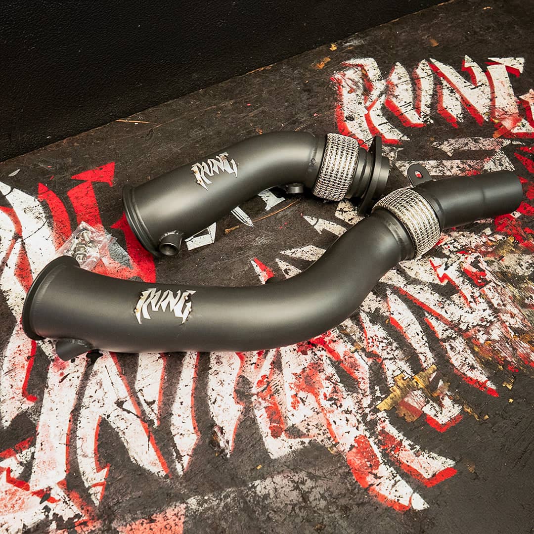 Kies-Motorsports Rvng RaceWorks Rvng (F80/F82/F87) S55 3.5' XL Flow Series Catless Downpipes